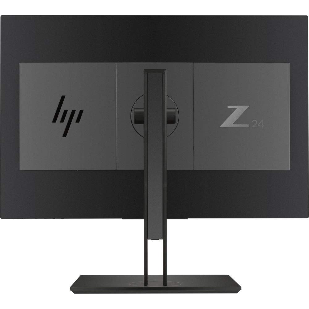 HP Z24i G2 24 Inch 1920 x 1200 IPS LED Backlit Monitor (1JS08A8#ABA) 2-Pack Display Bundle with Desk Mount Clamp Fully Adjustable Dual Monitor Stand