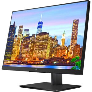 HP Z24i G2 24 Inch 1920 x 1200 IPS LED Backlit Monitor (1JS08A8#ABA) 2-Pack Display Bundle with Desk Mount Clamp Fully Adjustable Dual Monitor Stand