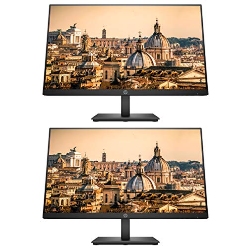 HP P244 23.8 Inch 1920 x 1080 IPS LED Backlit Monitor (5QG35A8#ABA) 2-Pack