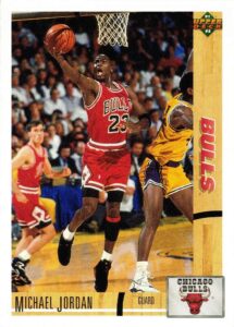 1991-92 upper deck #44 michael jordan basketball card - chicago bulls