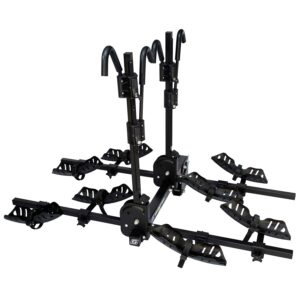 swagman quad 2+2 hitch mount bike rack, black