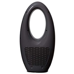 LivePure Bladeless Auto-Duster, Oscillating Fan w/Filter, Air Circulator, 11.5 x 22.44 x 6.73 in, Graphite