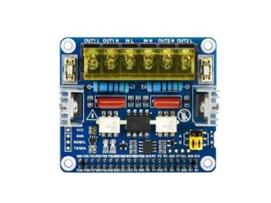 waveshare dual channels bidirectional triac hat for raspberry pi integrated mcu with commands control uart / i2c