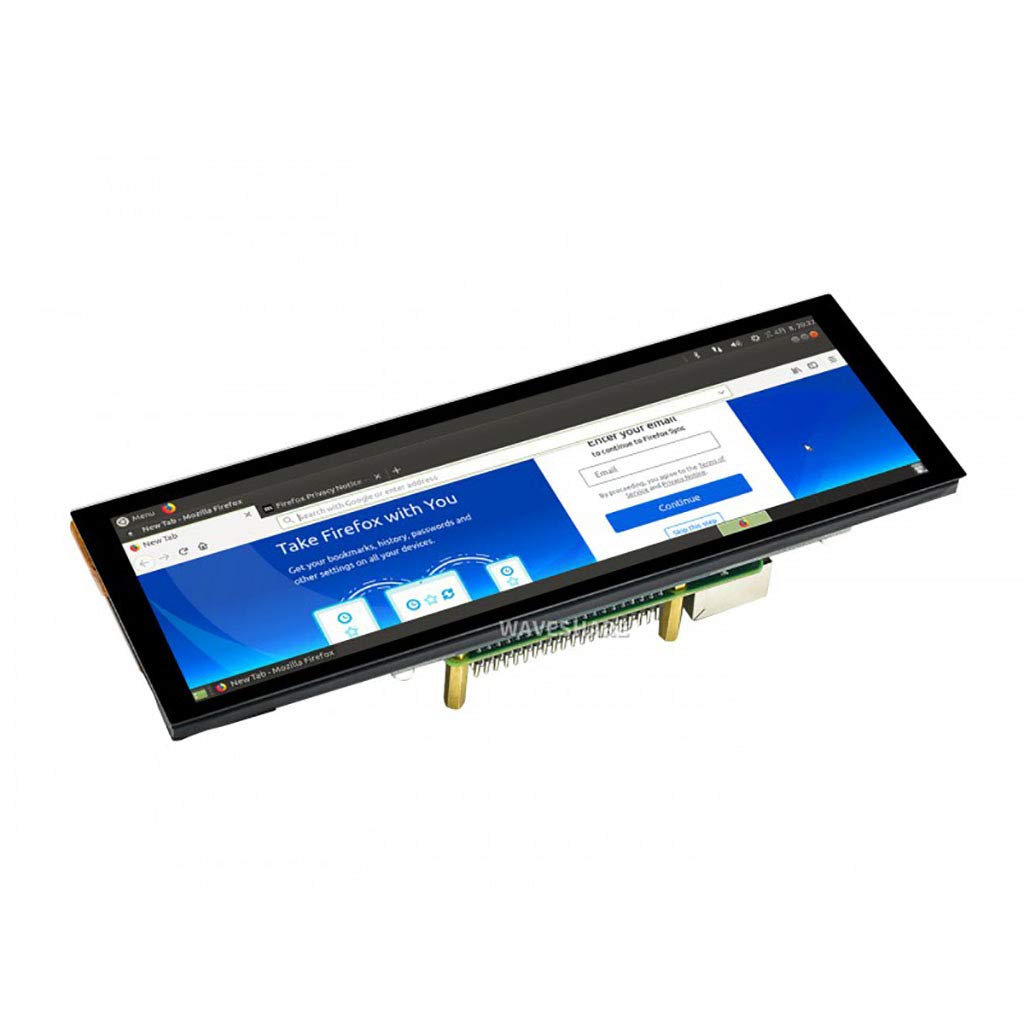 Waveshare 7.9inch Capacitive Touch Screen LCD Compatible with Raspberry Pi 5/4B/3B+/3A+/2B/B+/A+/Zero/Zero W/WH/Zero 2W CM3+/4 400×1280 Resolution HDMI IPS Supports Jetson Nano/Windows