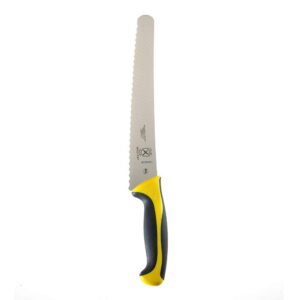 Mercer Culinary Millennia Colors Bread Knife, 10-Inch Wavy Edge Wide, Yellow