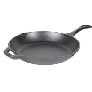 Lodge Chef Collection 10 Inch Cast Iron Chef Style Skillet. Seasoned and Ready for the Stove, Grill or Campfire. Made from Quality Materials for a Lifetime of Sautéing, Baking, Frying and Grilling