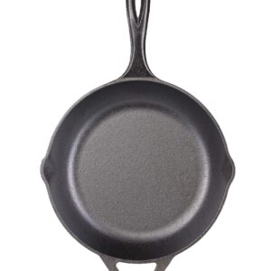 Lodge Chef Collection 10 Inch Cast Iron Chef Style Skillet. Seasoned and Ready for the Stove, Grill or Campfire. Made from Quality Materials for a Lifetime of Sautéing, Baking, Frying and Grilling