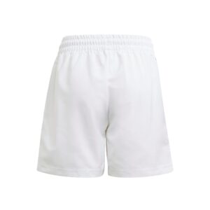 adidas unisex-child B Club 3-Stripes Shorts White/Black Large