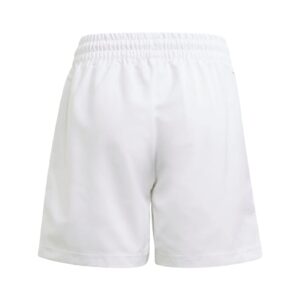 adidas unisex-child B Club 3-Stripes Shorts White/Black Large