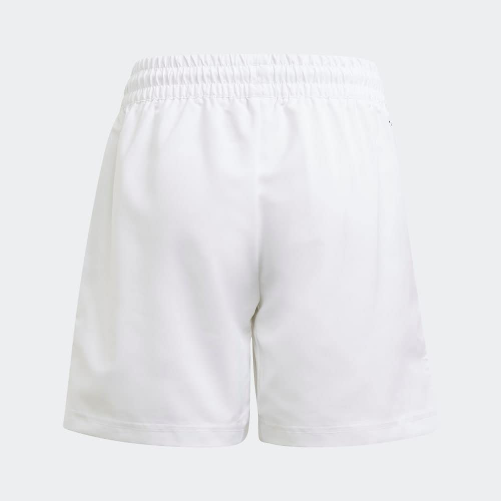 adidas unisex-child B Club 3-Stripes Shorts White/Black Large