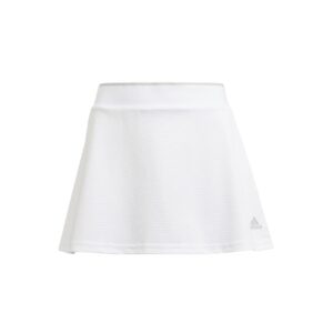 adidas unisex-child g club skirt white/grey medium