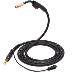 ihayner 15 feet (4.5m) k530-6 mig welding gun torch stinger fits for lincoln magnum 100l 100amp mig gun and cable mig pak 140 180,power mig 140c 140t 180c 180t