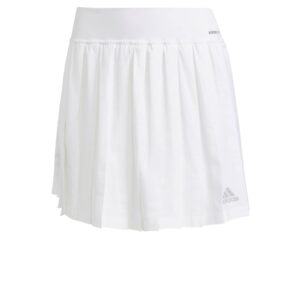 adidas womens Club Tennis Pleated Skirt Dress, White/Grey, X-Small US