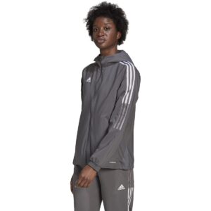 adidas womens Tiro 21 Windbreaker Team Grey Medium