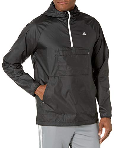 adidas,Mens,Activated Tech Windbreaker,Black,Large