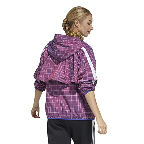 adidas,Womens,W.N.D. Jacket,Scarlet,Large