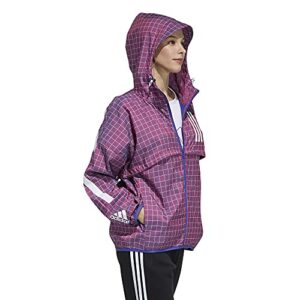 adidas,Womens,W.N.D. Jacket,Scarlet,Large