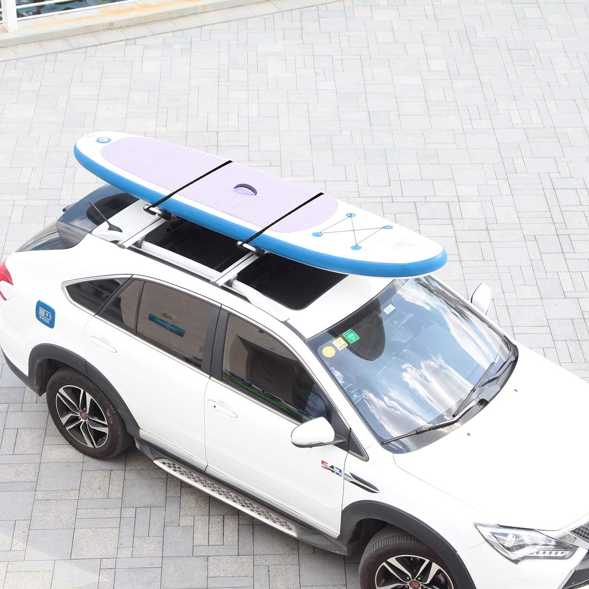 Kayak/Surf/Ski Roof Carrier Rack of J-Style Folding Universal Field & Stream 4-in-1 Multifunction for Canoe, SUP, Kayaks, Surfboard and Ski Board Rooftop Mount on SUV, Car and Truck