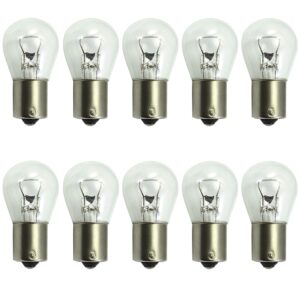 diximus pack of 10 bulbs 1141 s8 low voltage landscape light bulbs 12v 18w ba15s bayonet 18w lamp