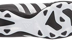 adidas Firm Ground Predator Freak .4 Soccer Shoe (boys) Black/White/Black 6 Big Kid