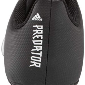 adidas Firm Ground Predator Freak .4 Soccer Shoe (boys) Black/White/Black 6 Big Kid