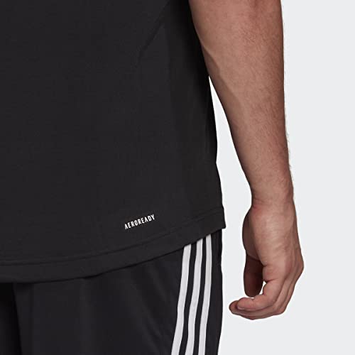 adidas mens FR Tee Black/White X-Large