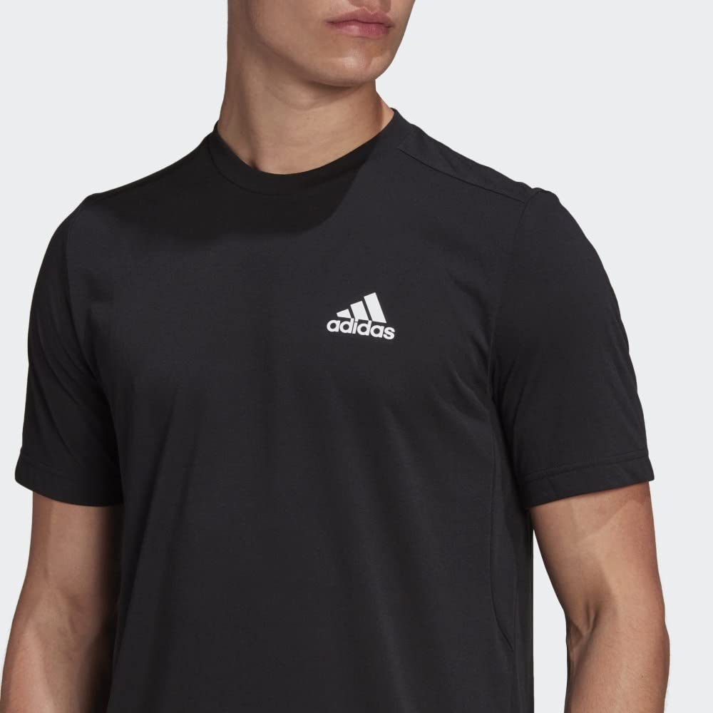 adidas mens FR Tee Black/White X-Large