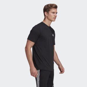 adidas mens FR Tee Black/White X-Large