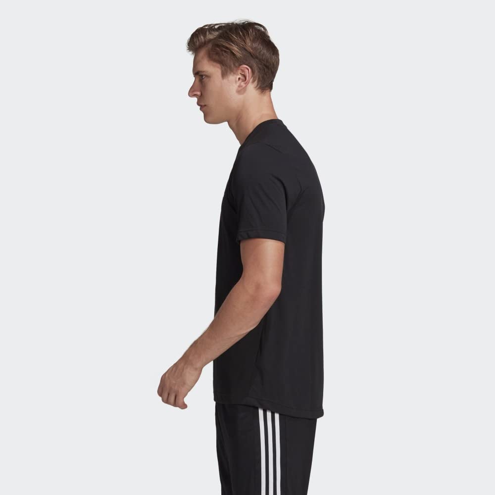 adidas mens FR Tee Black/White X-Large