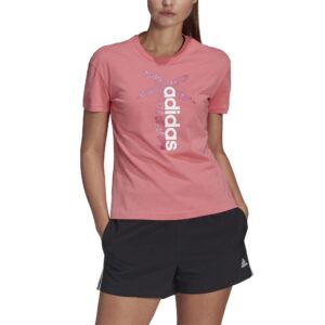 adidas womens plmtr graphic tee clear mint small