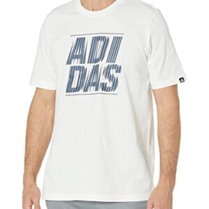 adidas mens EXT Motion Adi Tee White X-Large