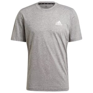 adidas mens fr tee medium grey heather/white x-large