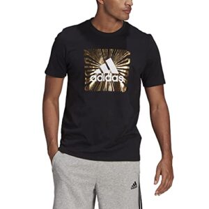 adidas mens ext motion fleece tee black small