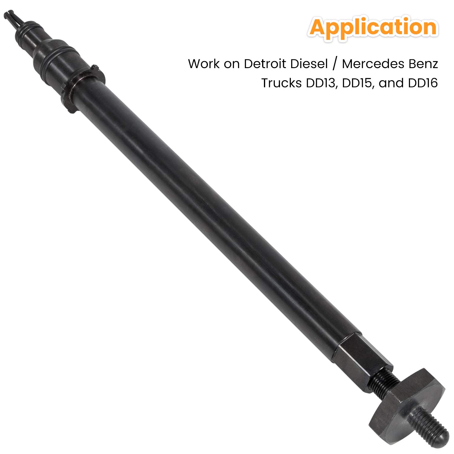 Injector Cup Nozzle Tube Remover and Installer Tool For Detroit Diesel DD13 DD15 DD16 Heavy Duty Alternative to OEM J-47388-A W470589000700 MH064002