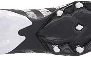 adidas Firm Ground Predator Freak .3 Soccer Shoe (boys) Black/White/Black 6 Big Kid