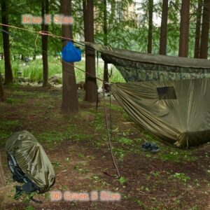 onewind Versatile Hammock Gear Sling or Backpack Rain Cover, Ultralight Waterproof Underbelly Gear Hammock Storage to Place Backpack, Clothes, Quilt, Food or 90L Packing Cover, Hammock Protector