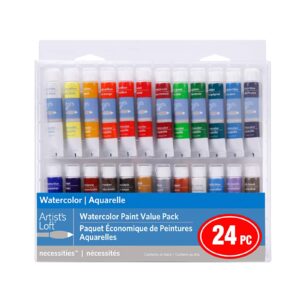 michaels 24 color watercolor paint value pack by artist's loft™ necessities™