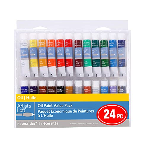 MICHAELS 24 Color Oil Paint Value Pack by Artist's Loft™ Necessities™