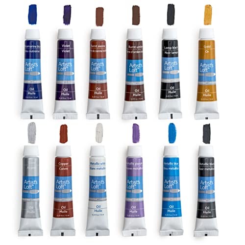 MICHAELS 24 Color Oil Paint Value Pack by Artist's Loft™ Necessities™