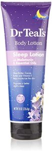 teal's adults body lotion melatonin & essential oils night sleep, 8 oz