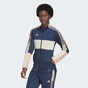 adidas womens Tiro Track Jacket Crew Navy/Pink Medium