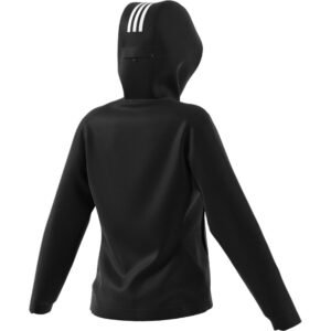 adidas womens Basic 3-Stripes RAIN.RDY Jacket Black X-Large