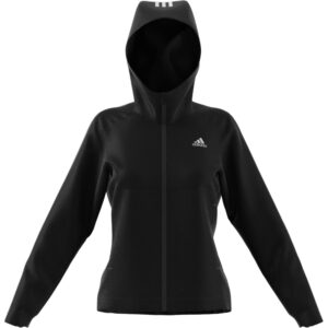 adidas womens Basic 3-Stripes RAIN.RDY Jacket Black X-Large