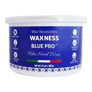 Waxness Premium Hard Wax Tin Blue Pro 14 Ounces