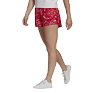 adidas,womens,farm shorts,bold red/white,x-large