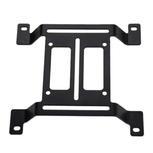 Wendry Computer Water Cooling 12cm Water Pump Bracket, Metal Arched Bracket, Pump Mounting Bracket for 120mm Radiators