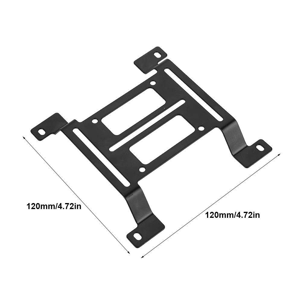 Wendry Computer Water Cooling 12cm Water Pump Bracket, Metal Arched Bracket, Pump Mounting Bracket for 120mm Radiators