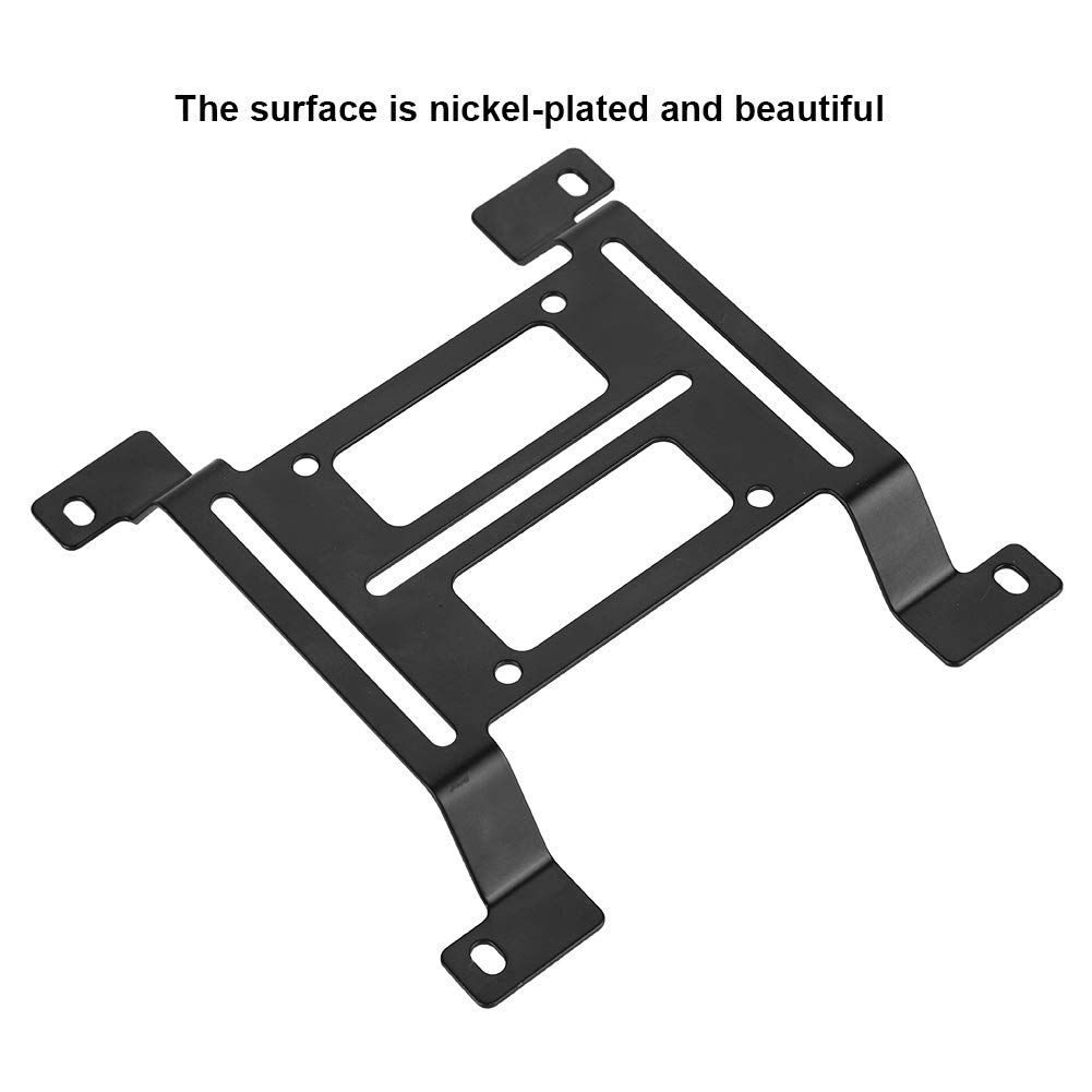 Wendry Computer Water Cooling 12cm Water Pump Bracket, Metal Arched Bracket, Pump Mounting Bracket for 120mm Radiators