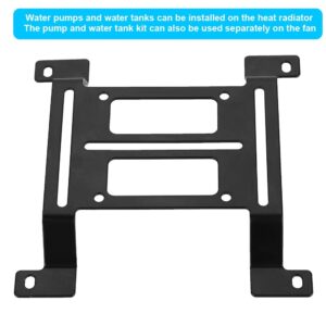 Wendry Computer Water Cooling 12cm Water Pump Bracket, Metal Arched Bracket, Pump Mounting Bracket for 120mm Radiators