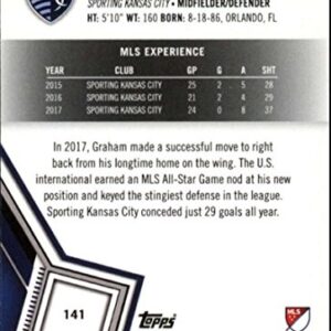 2018 Topps MLS #141 Graham Zusi NM-MT Sporting Kansas City Soccer